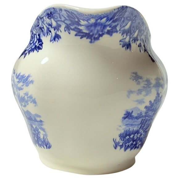 English Village Salem China Co Sugar Bowl With Lid & Creamer Set England Vintage - Picture 16 of 16